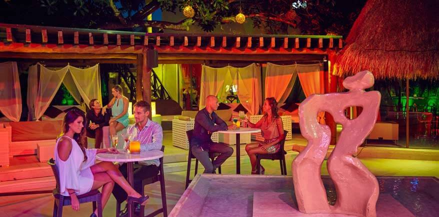 Melange Lounge at Desire Cancun